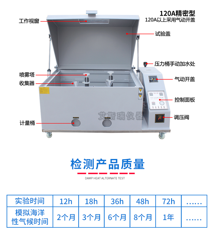 生產鹽水噴霧試驗機